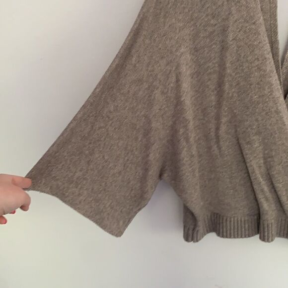 Beige open front/back sweater - Picture 4 of 4